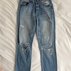 Hidden, Light Blue Distressed Women’s Jeans, size 27